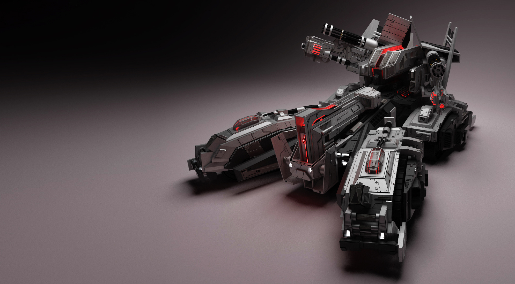 科幻戰車 融合三維機械美學的未來之騎